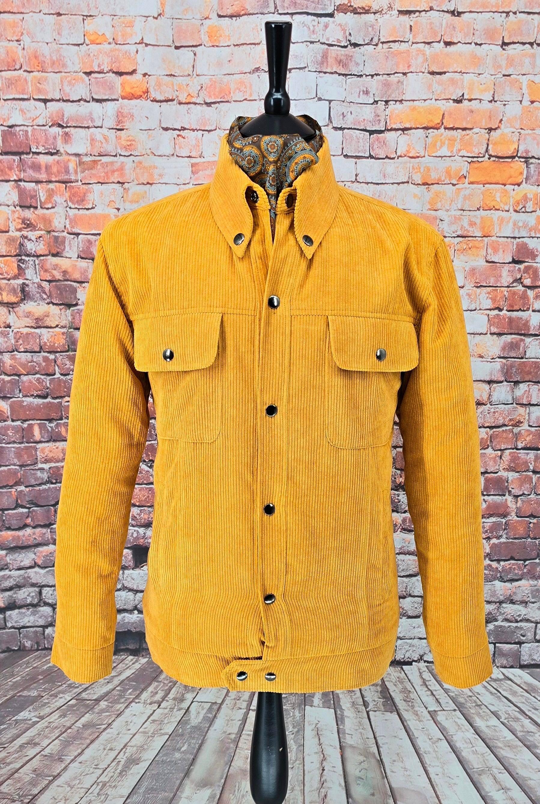 Elliott - Mustard Corduroy Trucker Jacket