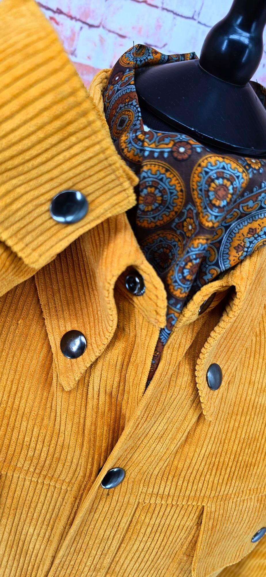 Elliott - Mustard Corduroy Trucker Jacket