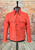 Grove -Leather Trucker Jacket