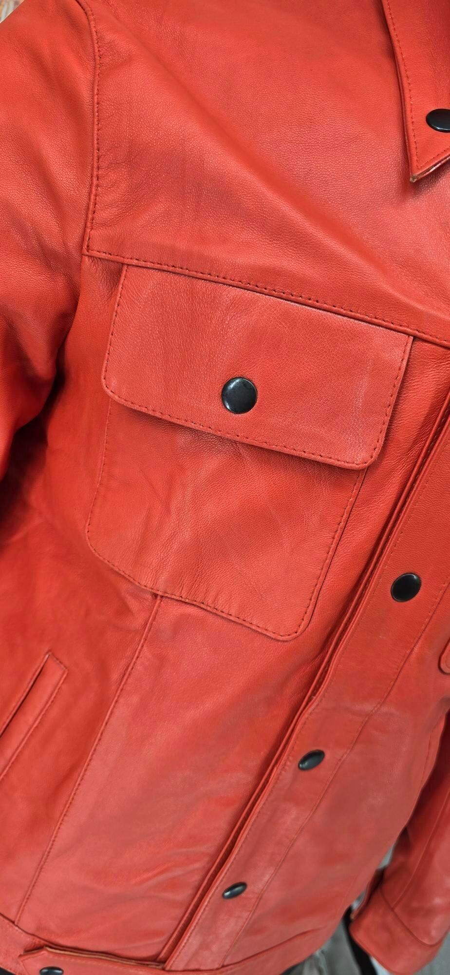 Grove -Leather Trucker Jacket