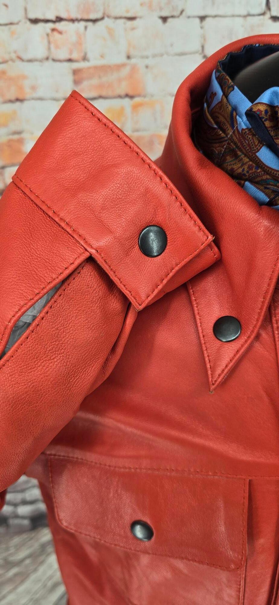 Grove -Leather Trucker Jacket