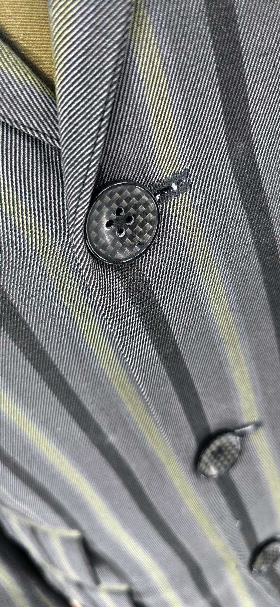 Newton - Grey & Yellow Striped Boating Blazer