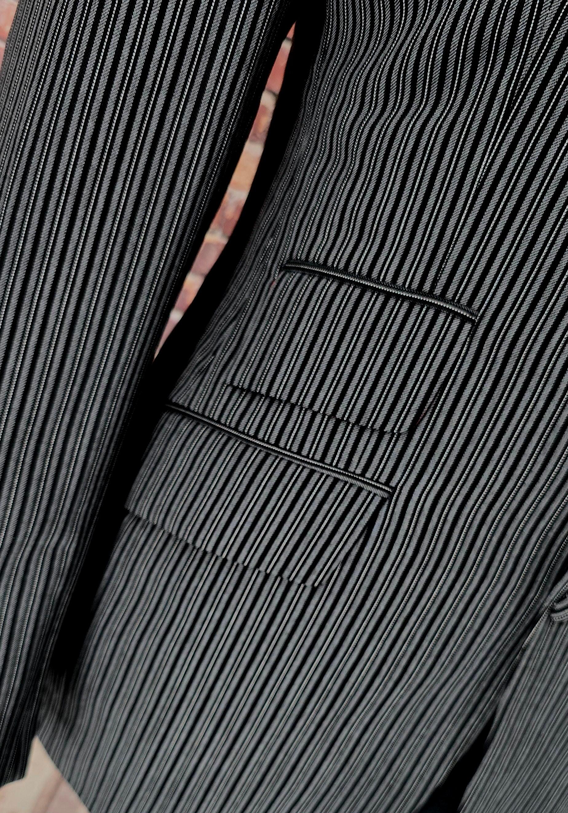 Ervin - Black & white Striped Boating Blazer