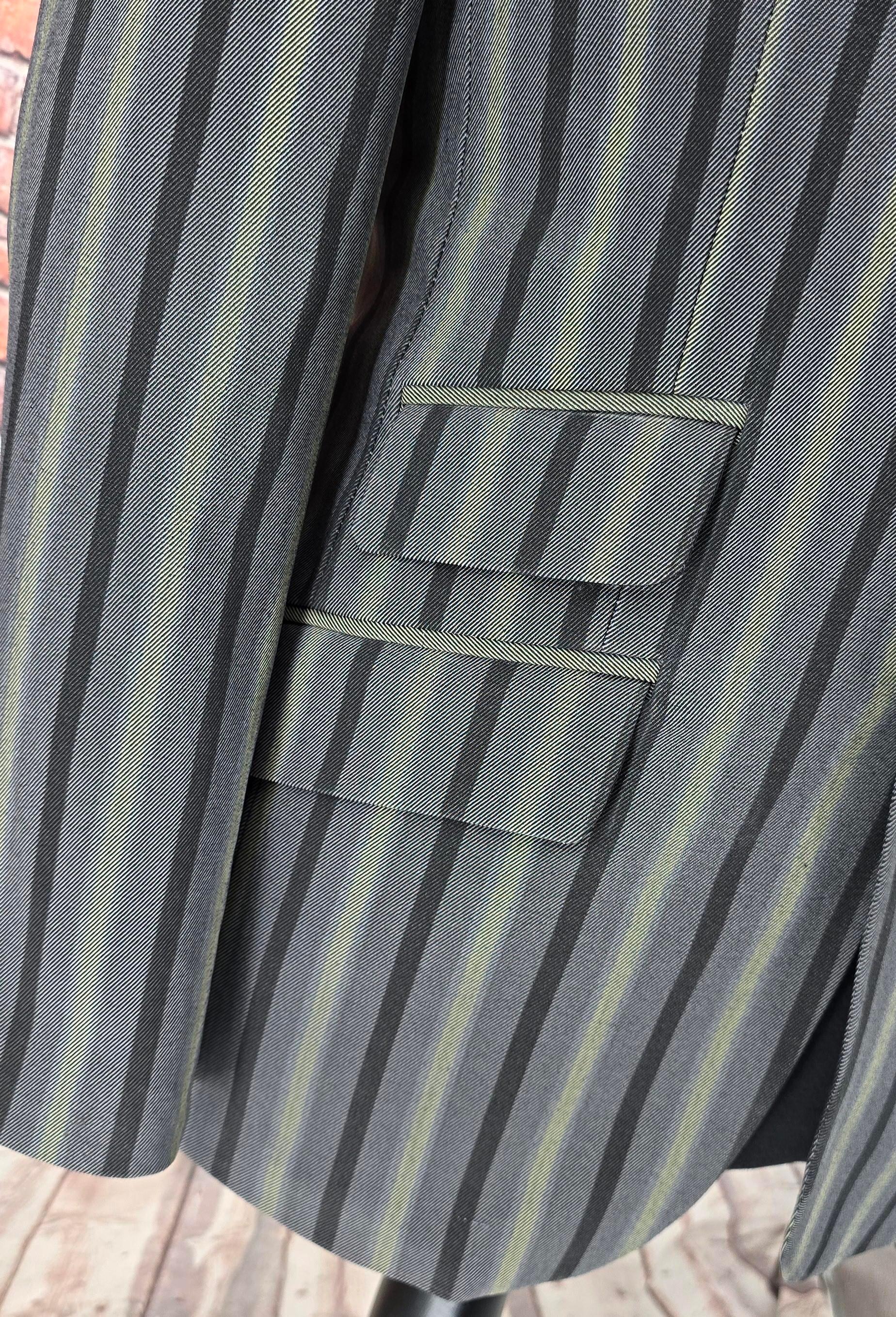 Newton - Grey & Yellow Striped Boating Blazer
