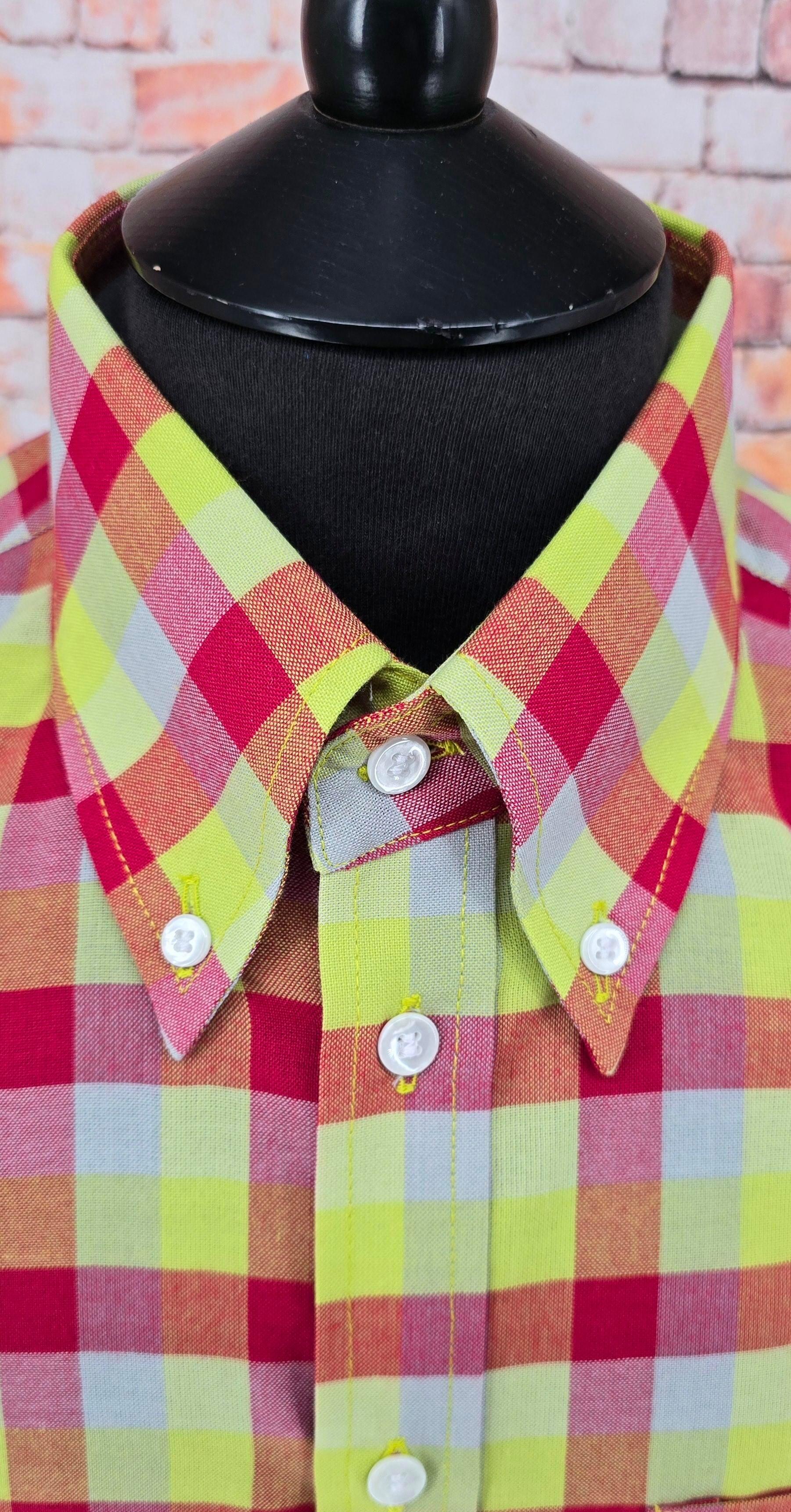 Selwyn -Yellow & Red Checked Short Sleeve Shirt