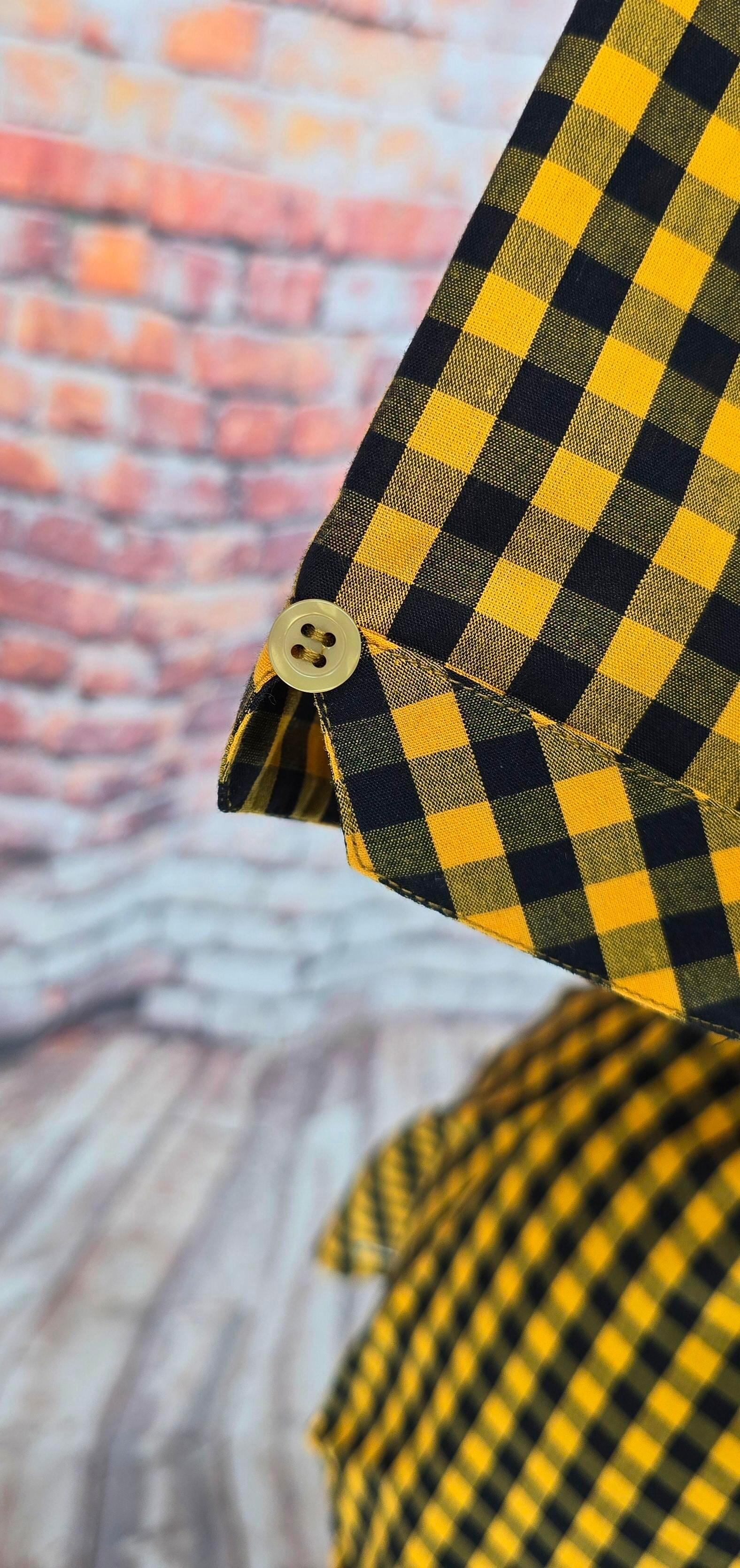 Stella - Women's Black & Gold Beagle Collar Shirt