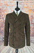Bacchus -  Olive Double Breasted Corduroy Jacket