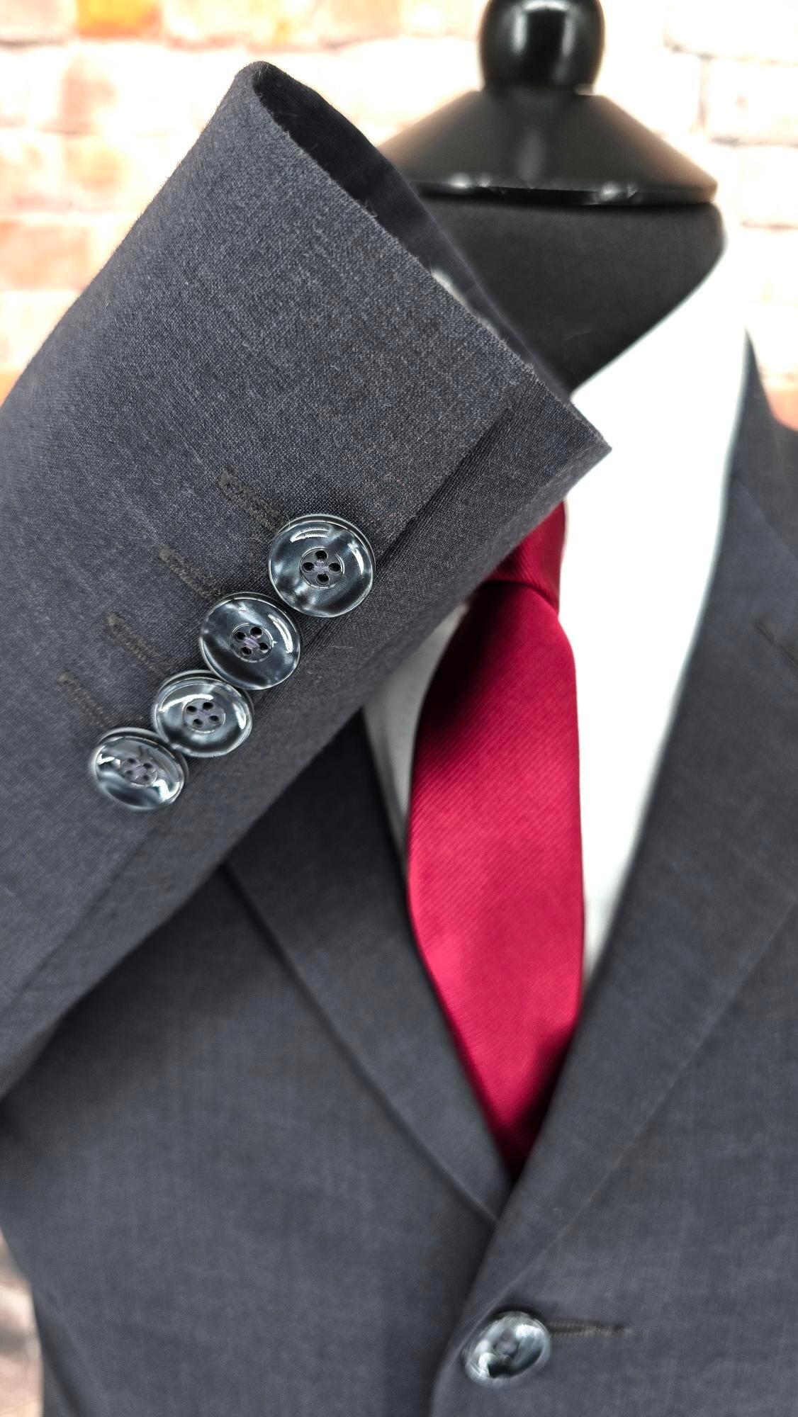 Joseph - Dark Grey 4 Button Suit