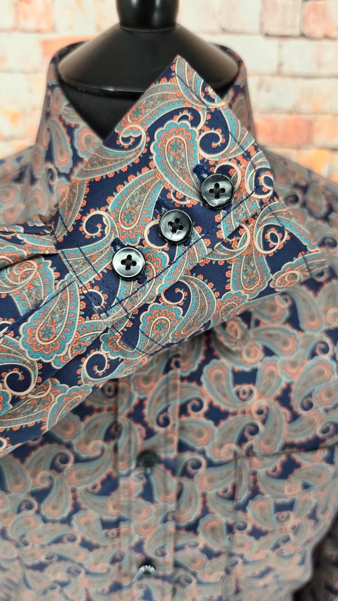 Garath - Luxurious Paisley Cotton Shirt