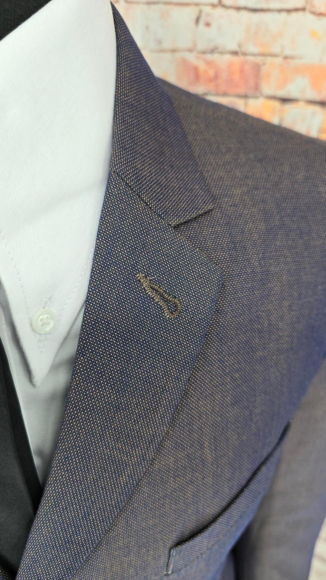 Noah - Beautiful Purple Gold Two-Tone Suit