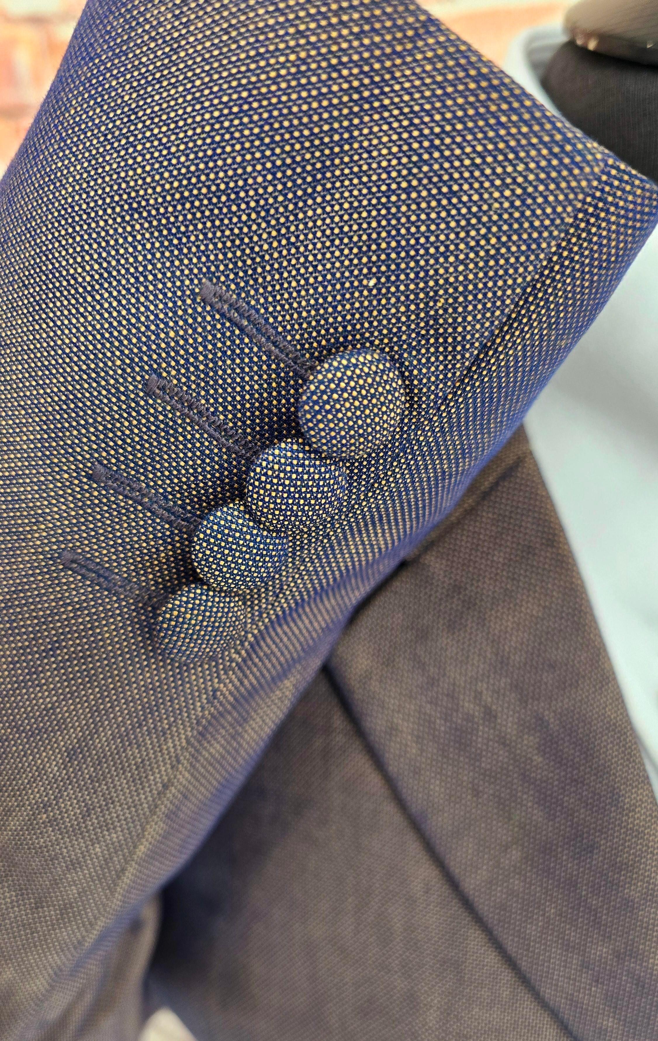 Noah - Beautiful Purple Gold Two-Tone Suit