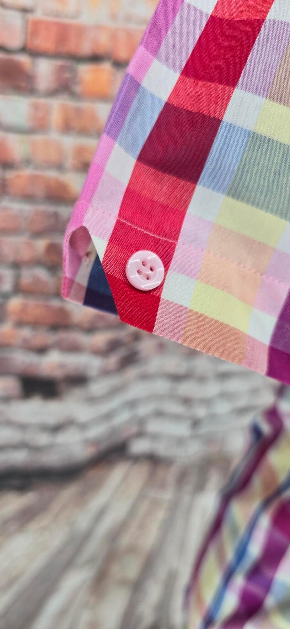 Delford - Multi Checked Short Sleeved Shirt