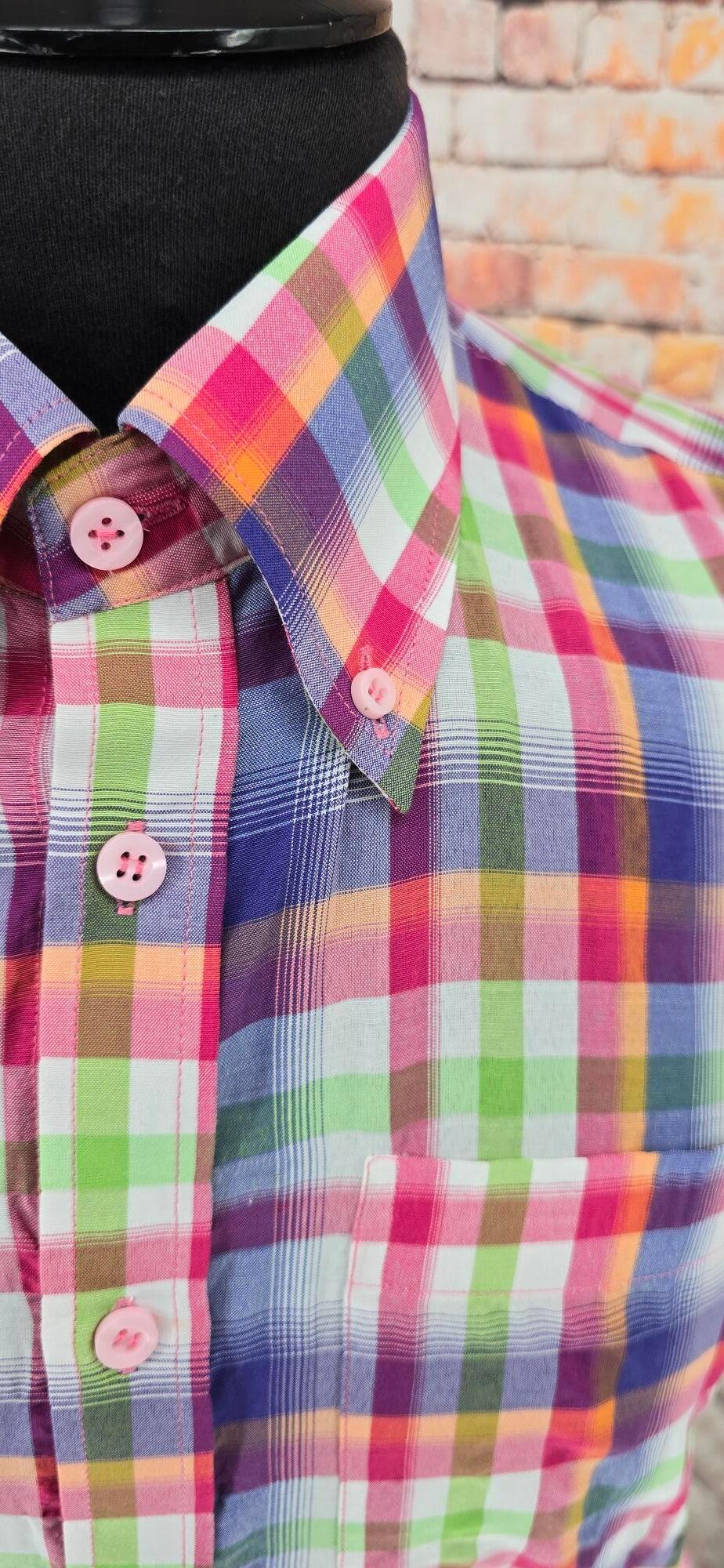 Nelson - Multi Checked Short Sleeved Shirt