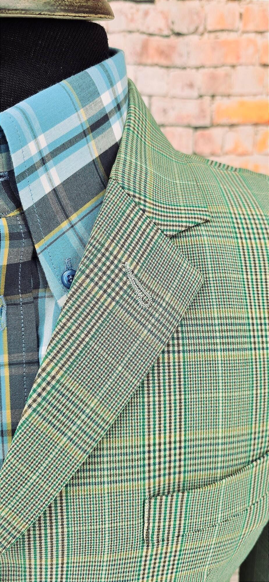 Steadman -  Green Checked Suit