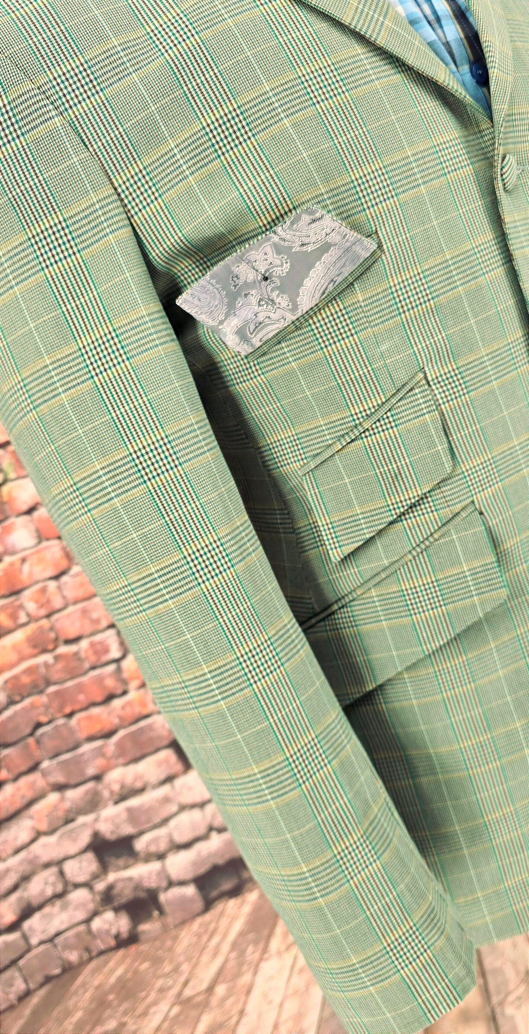 Steadman -  Green Checked Suit