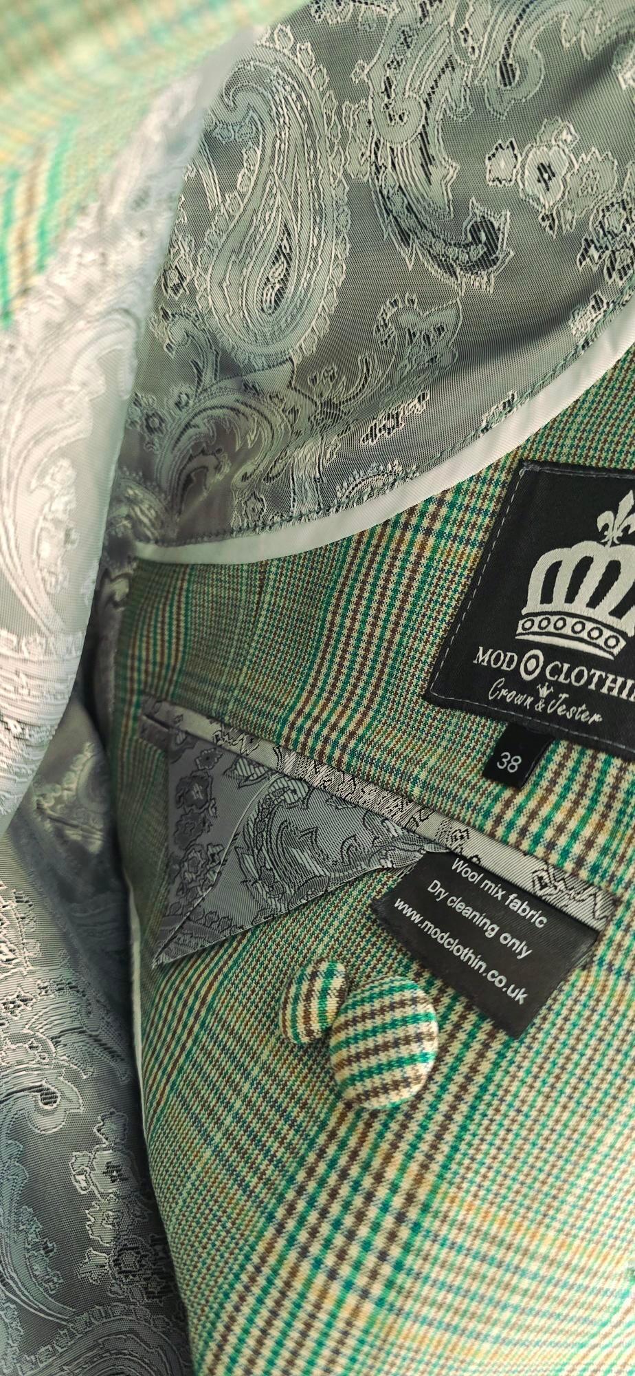 Steadman -  Green Checked Suit