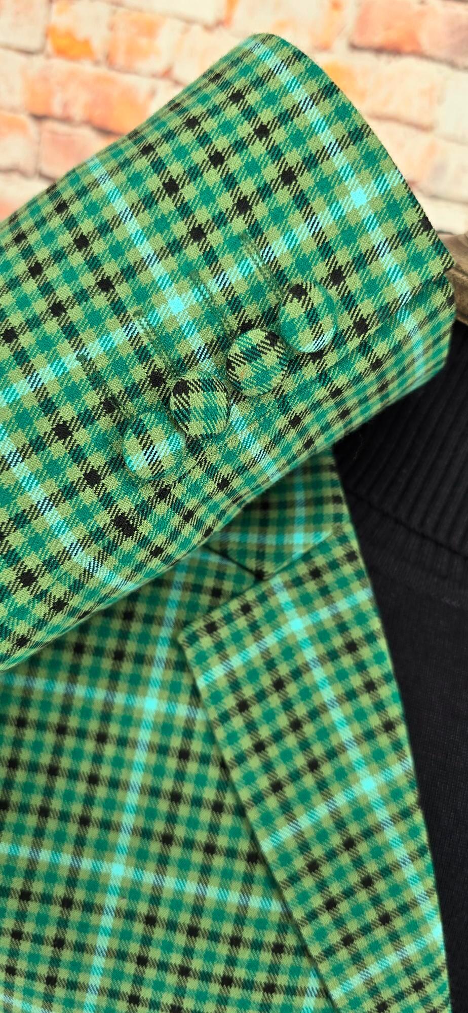 Herbert- Checked Green Suit