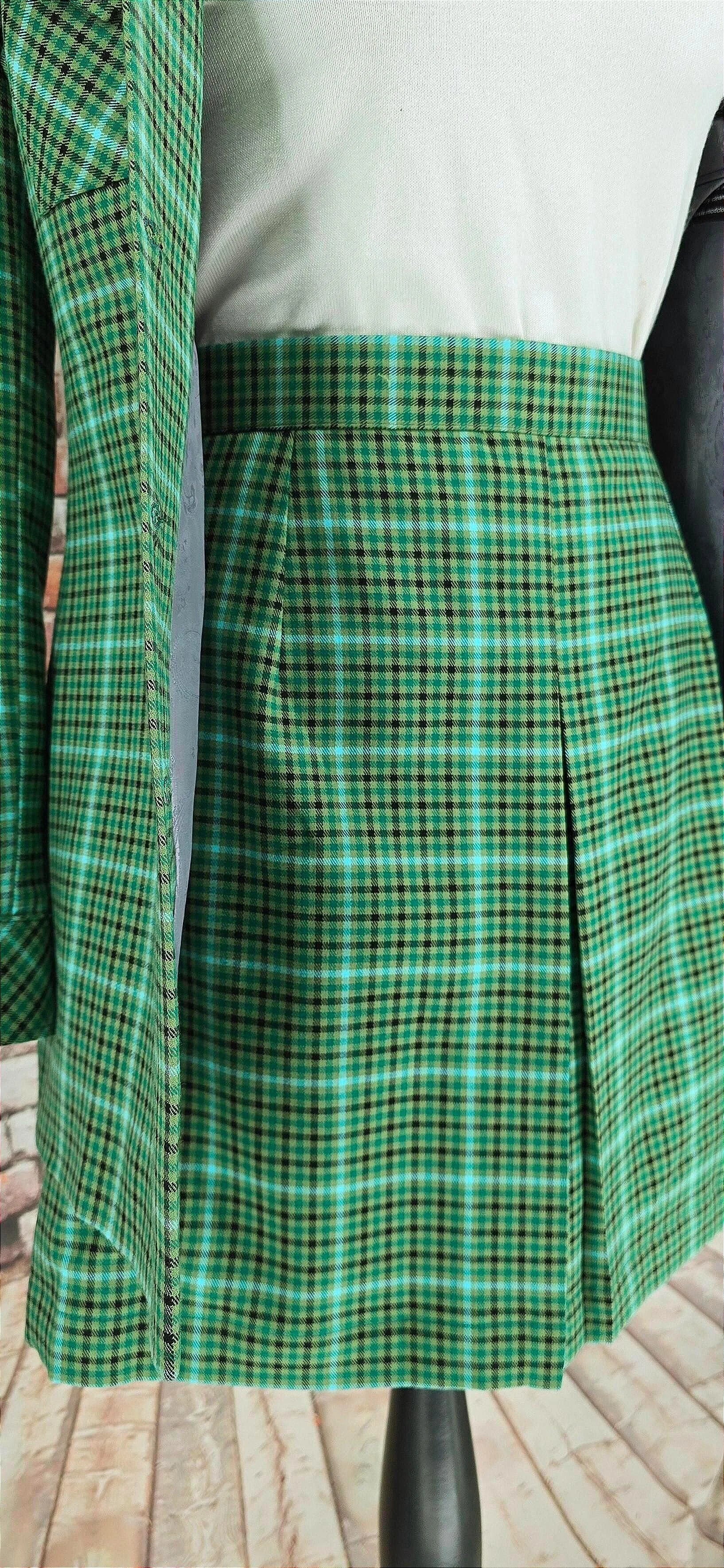 Jean - Stunning Green Checked Suit