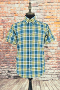 Delton - Yellow & Blue Checked Shirt