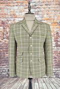 Ellingham - Spring Green & Lilac Checked Jacket