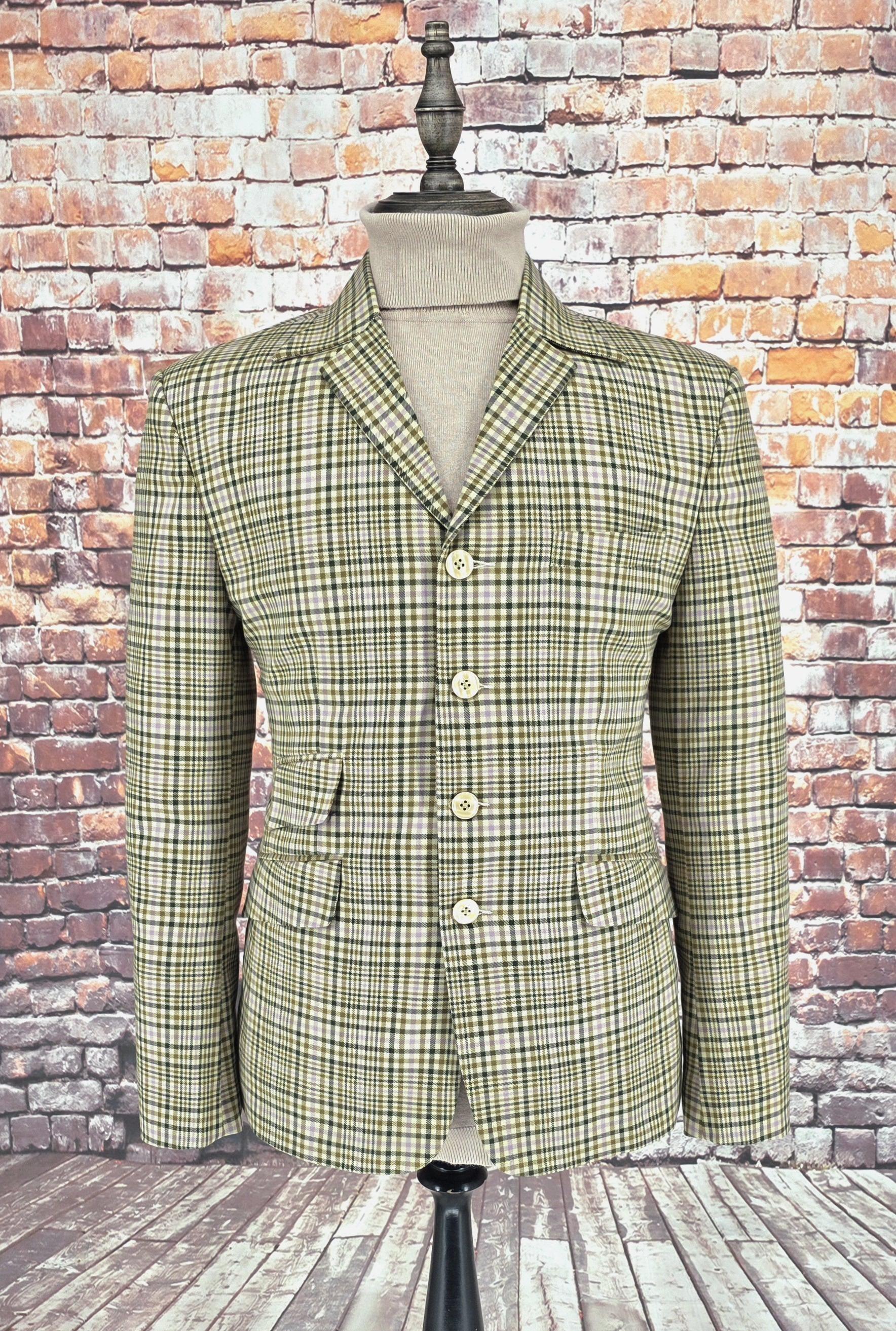 Ellingham - Spring Green & Lilac Checked Jacket