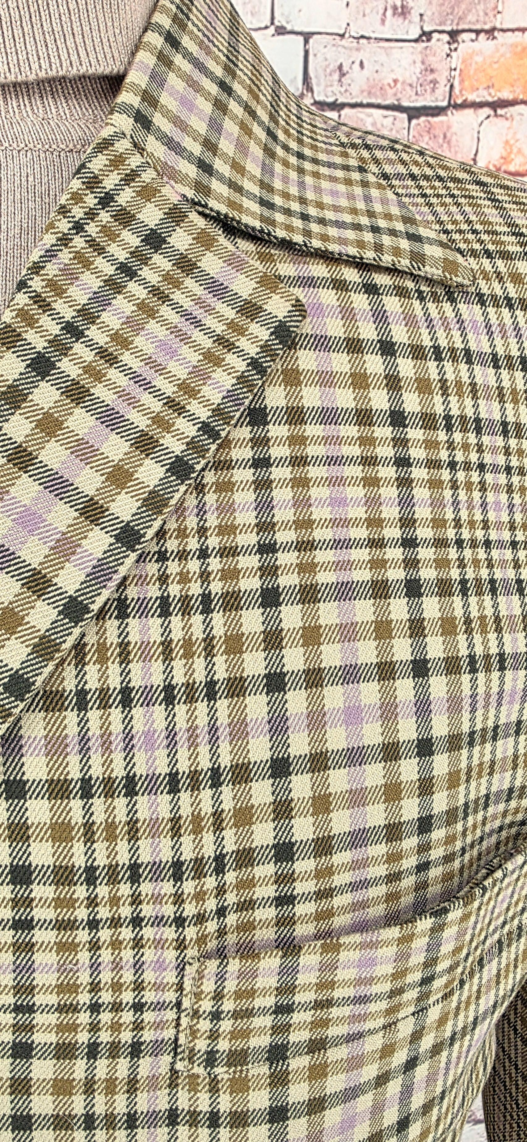 Ellingham - Spring Green & Lilac Checked Jacket
