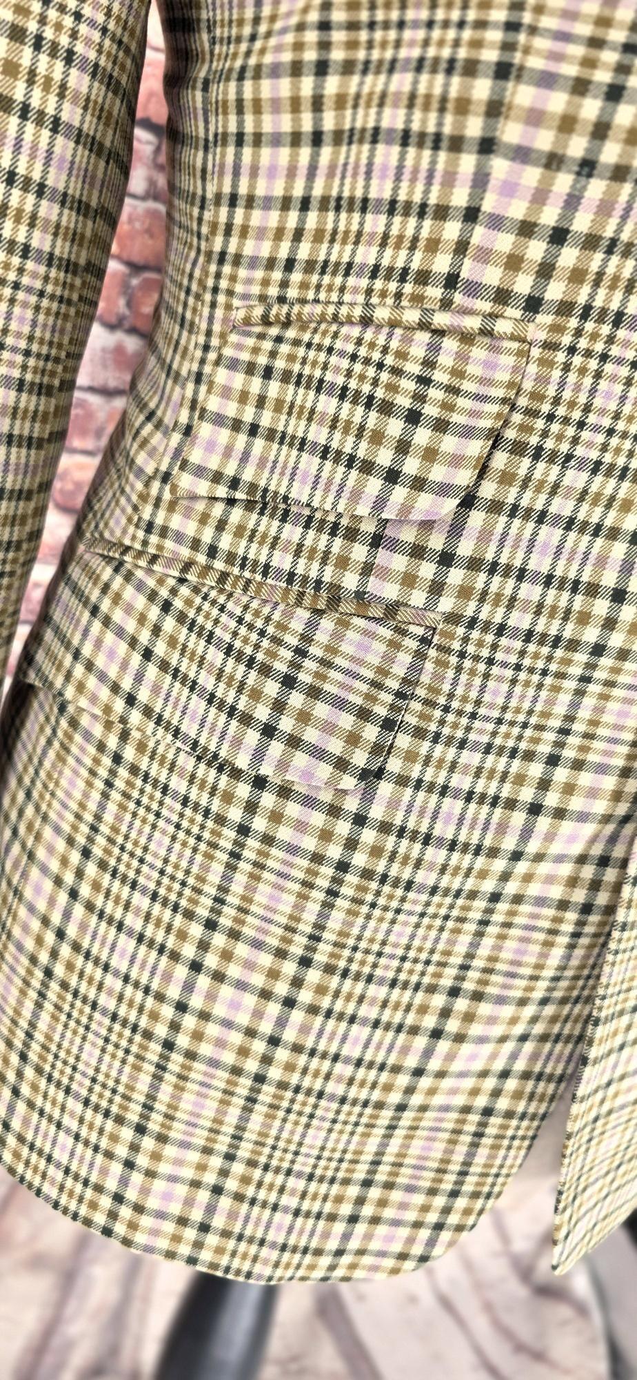 Ellingham - Spring Green & Lilac Checked Jacket