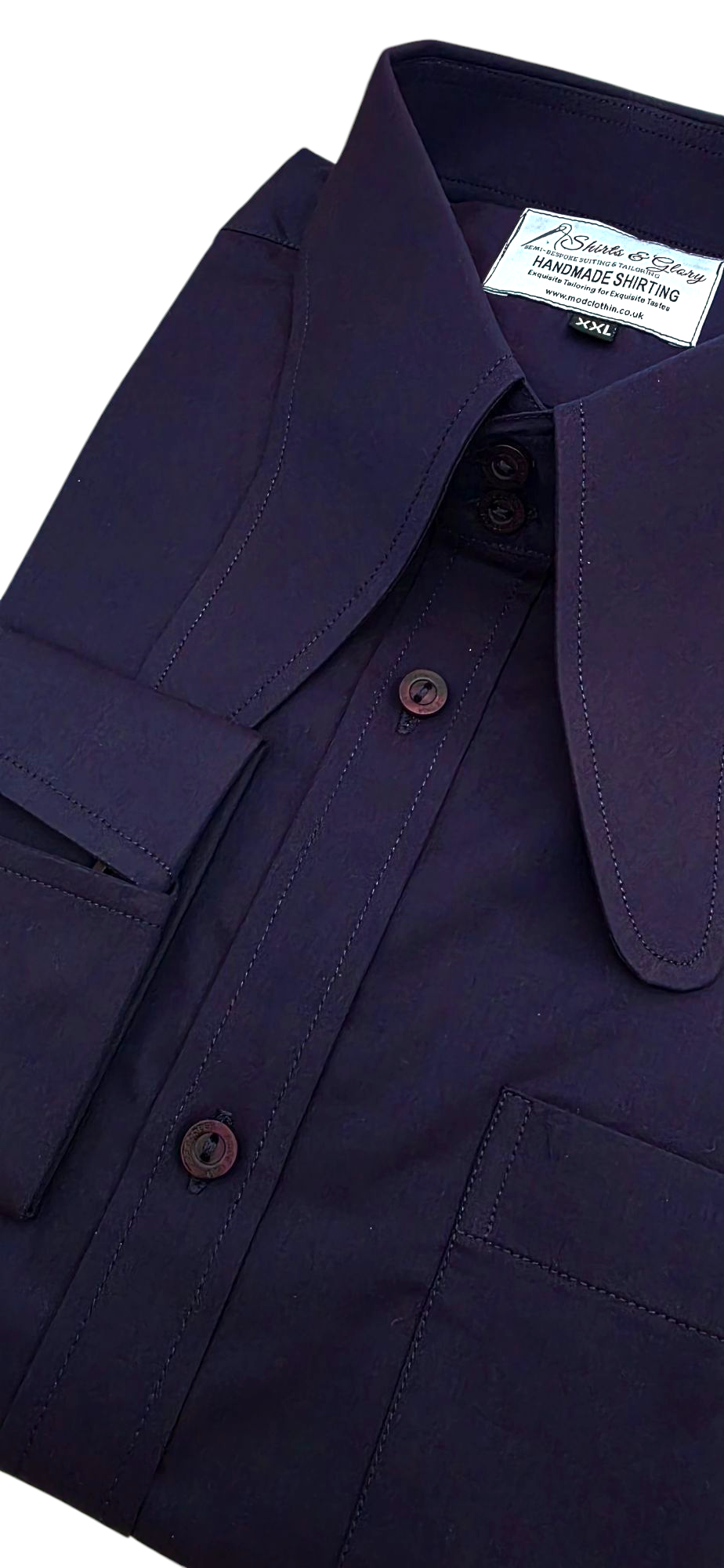 Duke - 70s Inspired Beagle Collar Shirt