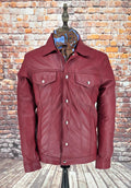 Lomas - Rust Red Short Superb Leather Jacket