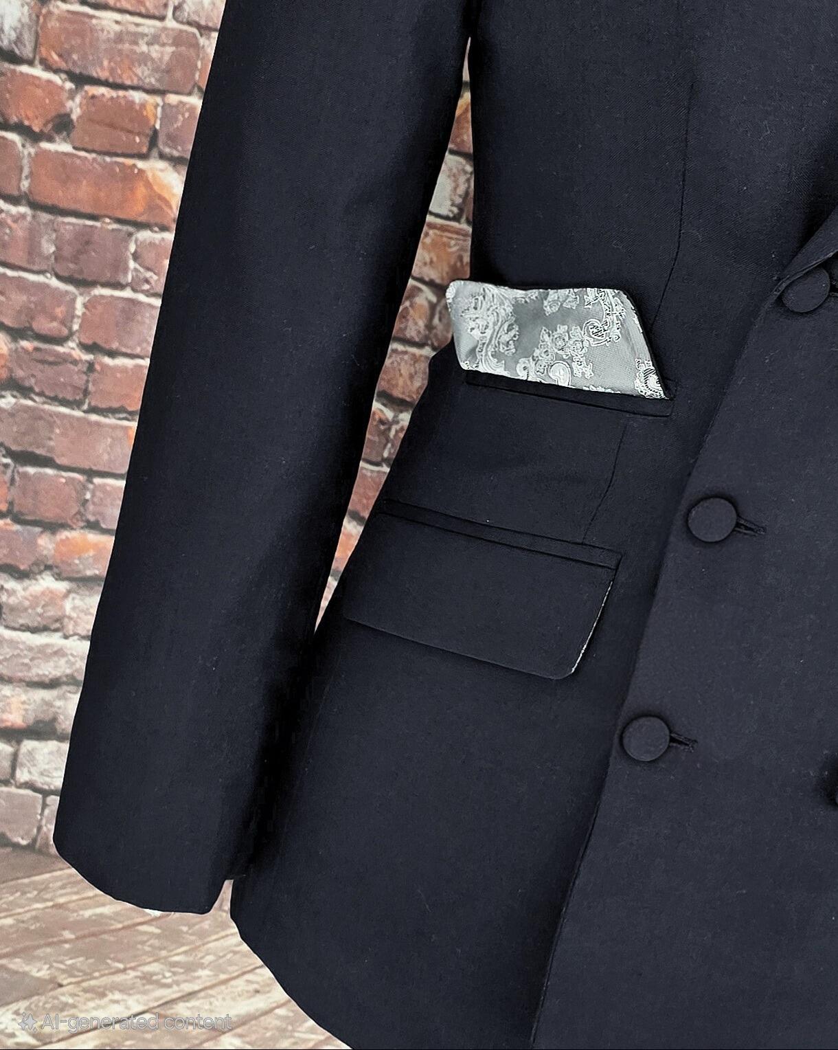 Crawford - Deep Navy Mohair Double Breasted Suit