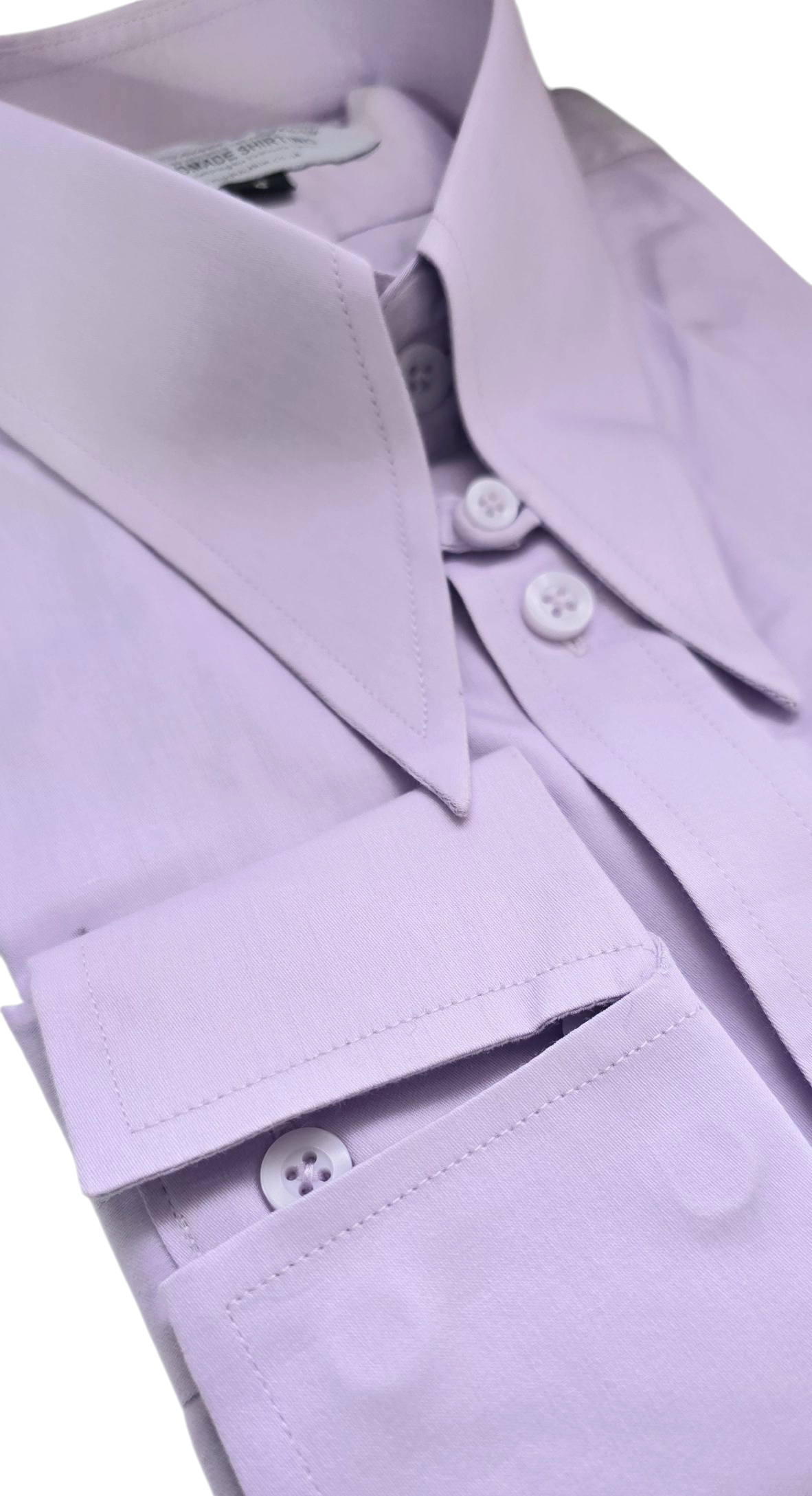 Clark Pale Green Spearpoint Collar Shirt Long Sleeve