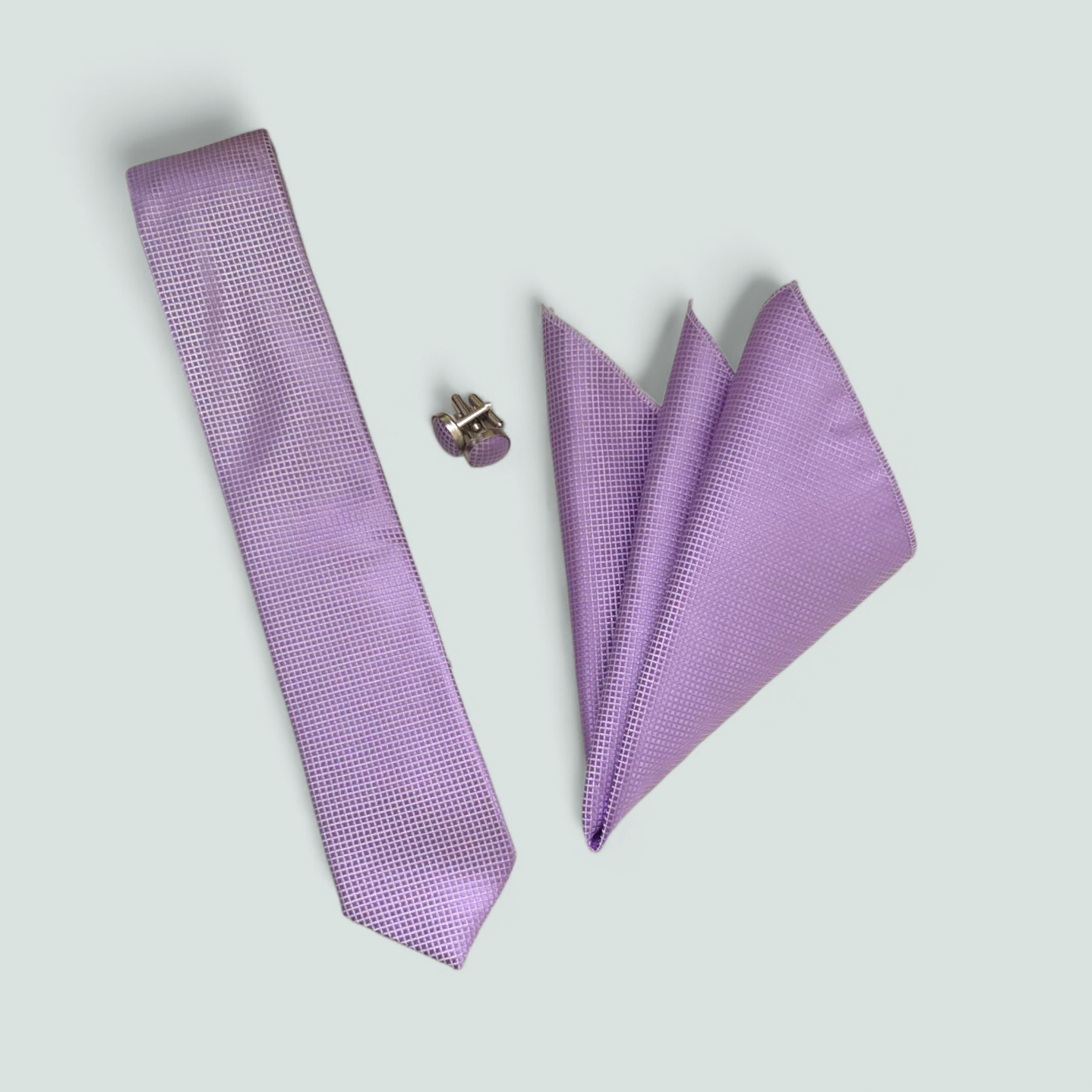 The Trio – Tie, Pocket Handkerchief & Cufflinks Set