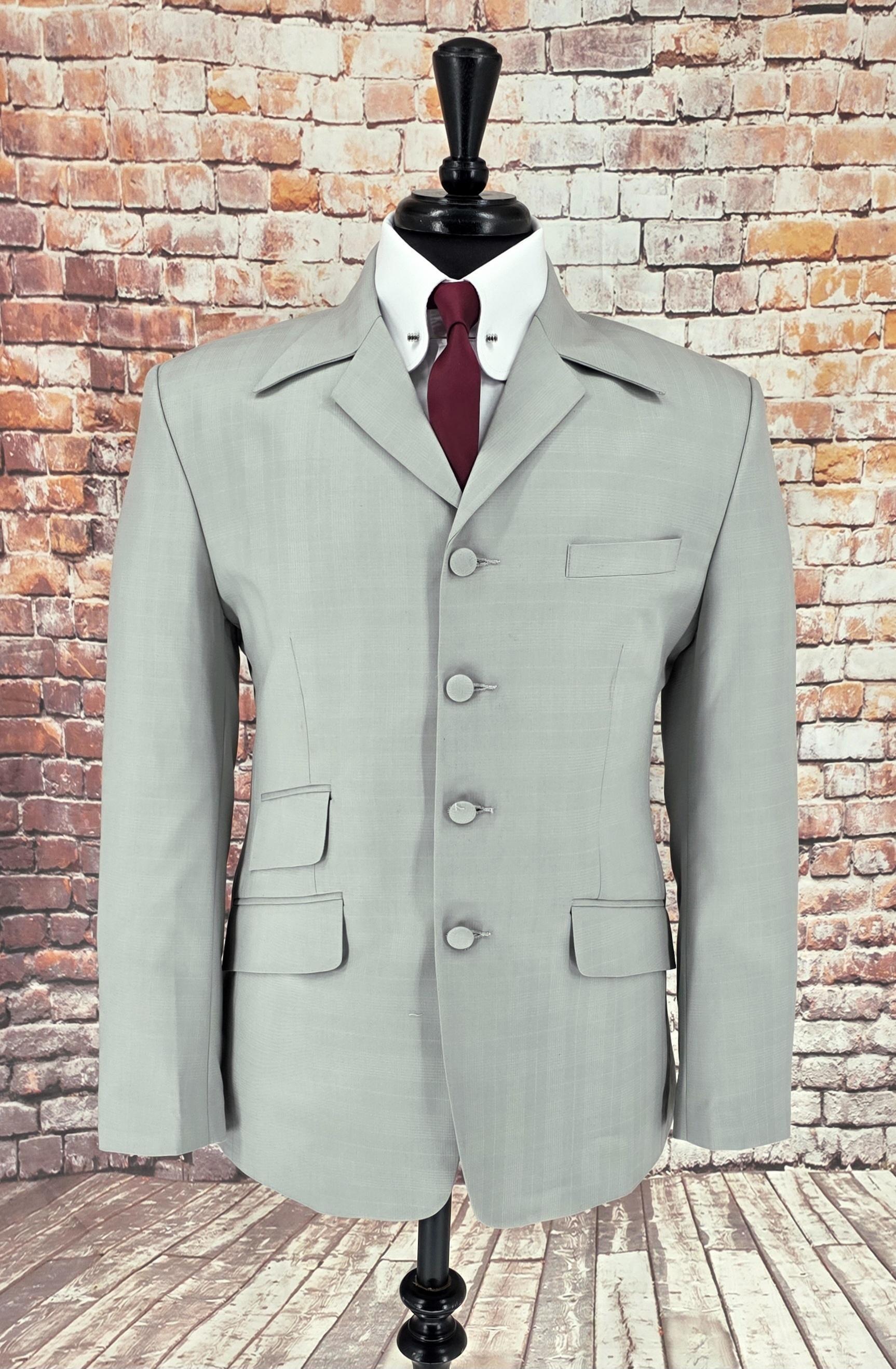 The Cadel – Warm Grey Fine Prince of Wales Check Suit
