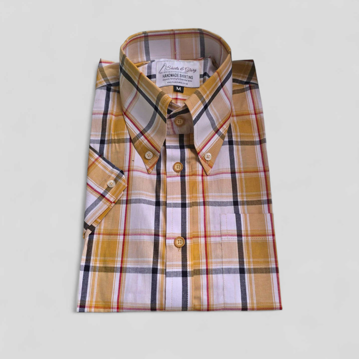 Jordan -  Checked Cotton Short Sleeve Shirt