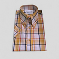 Jackie - Women's Checked Cotton Short Sleeve Shirt