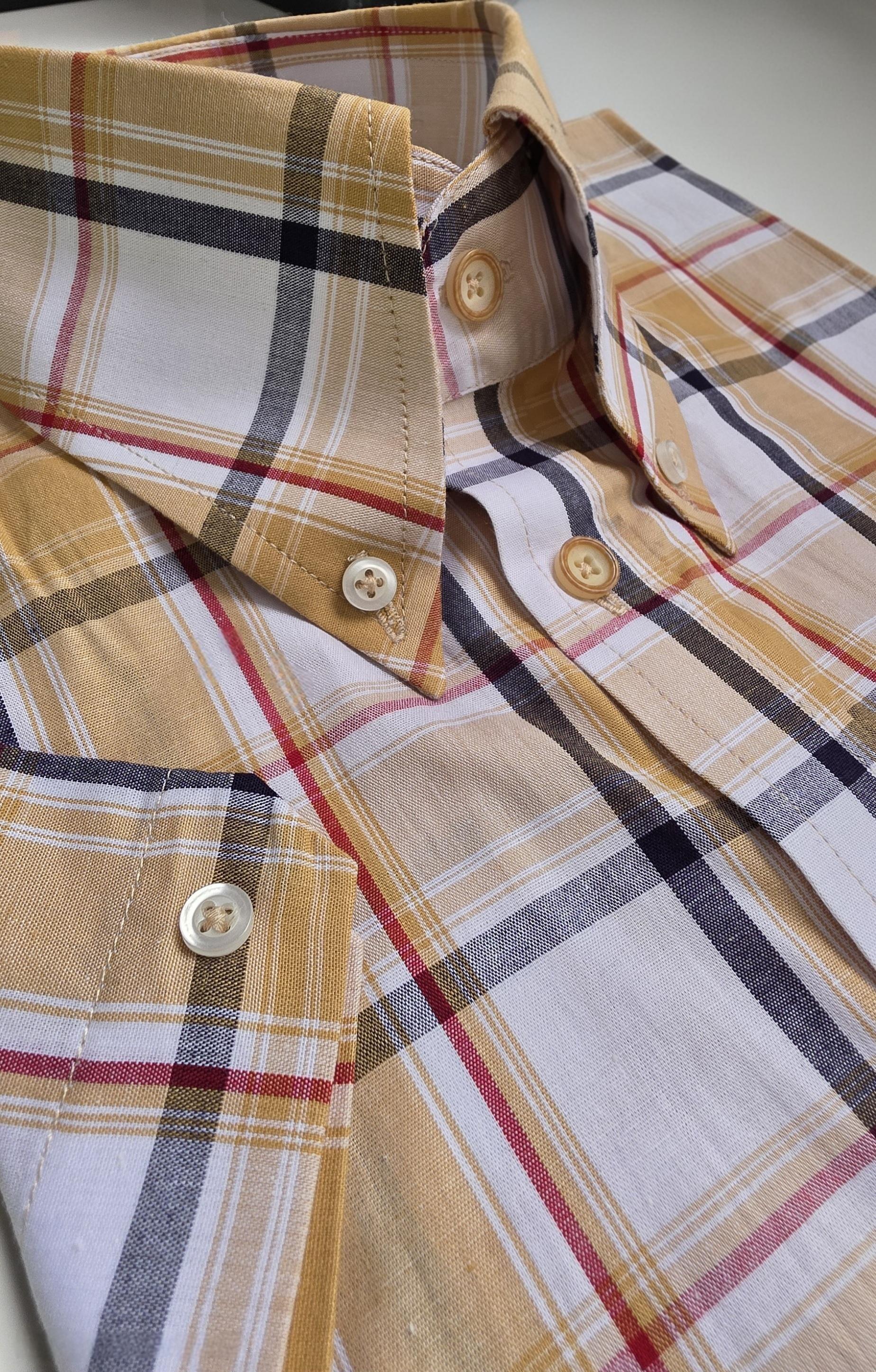 Jackie - Women's Checked Cotton Short Sleeve Shirt