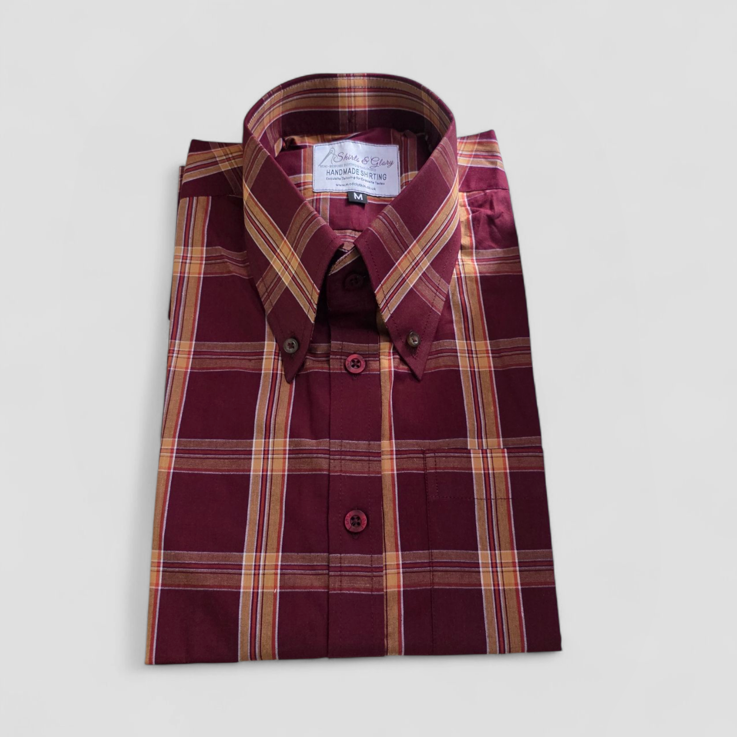 Ziggy -  Checked Cotton Short Sleeve Shirt