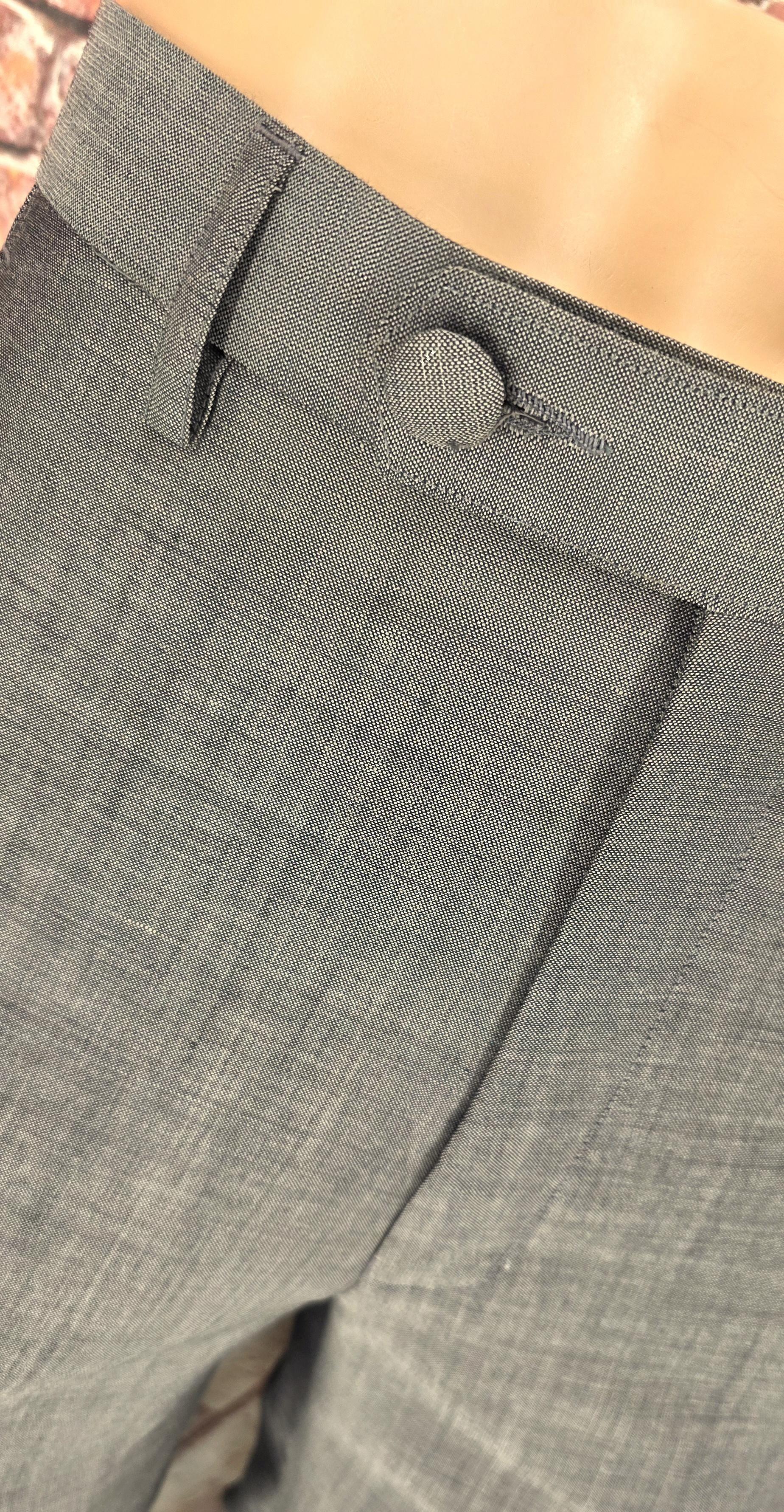 Alf - Warm Two Tone Silver Grey & Black Beatles Inspired Mohair Suit