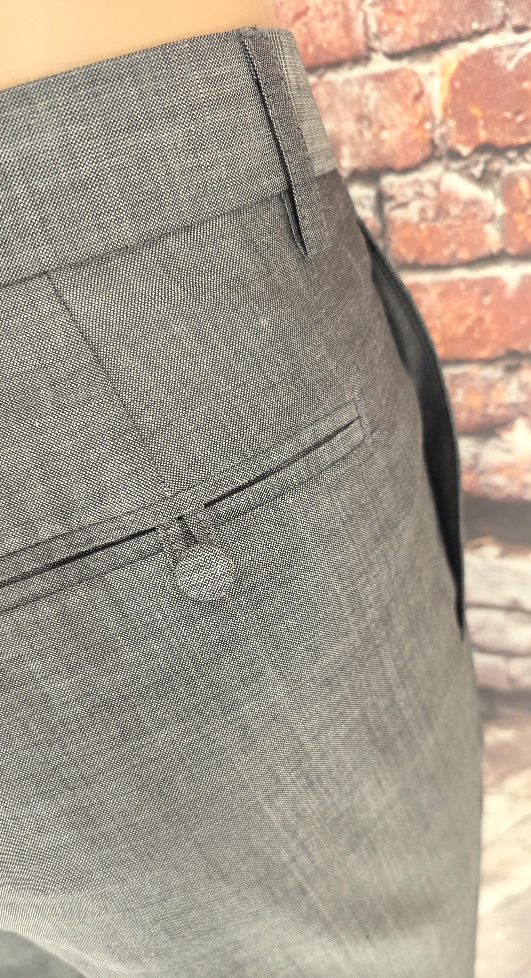 Alf - Warm Two Tone Silver Grey & Black Beatles Inspired Mohair Suit