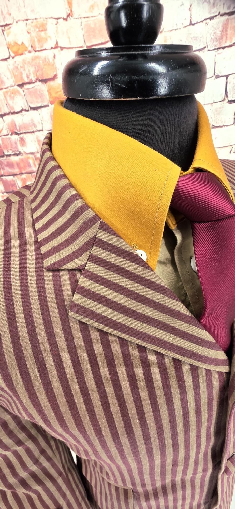 Howard - Brown Striped Boating Blazer