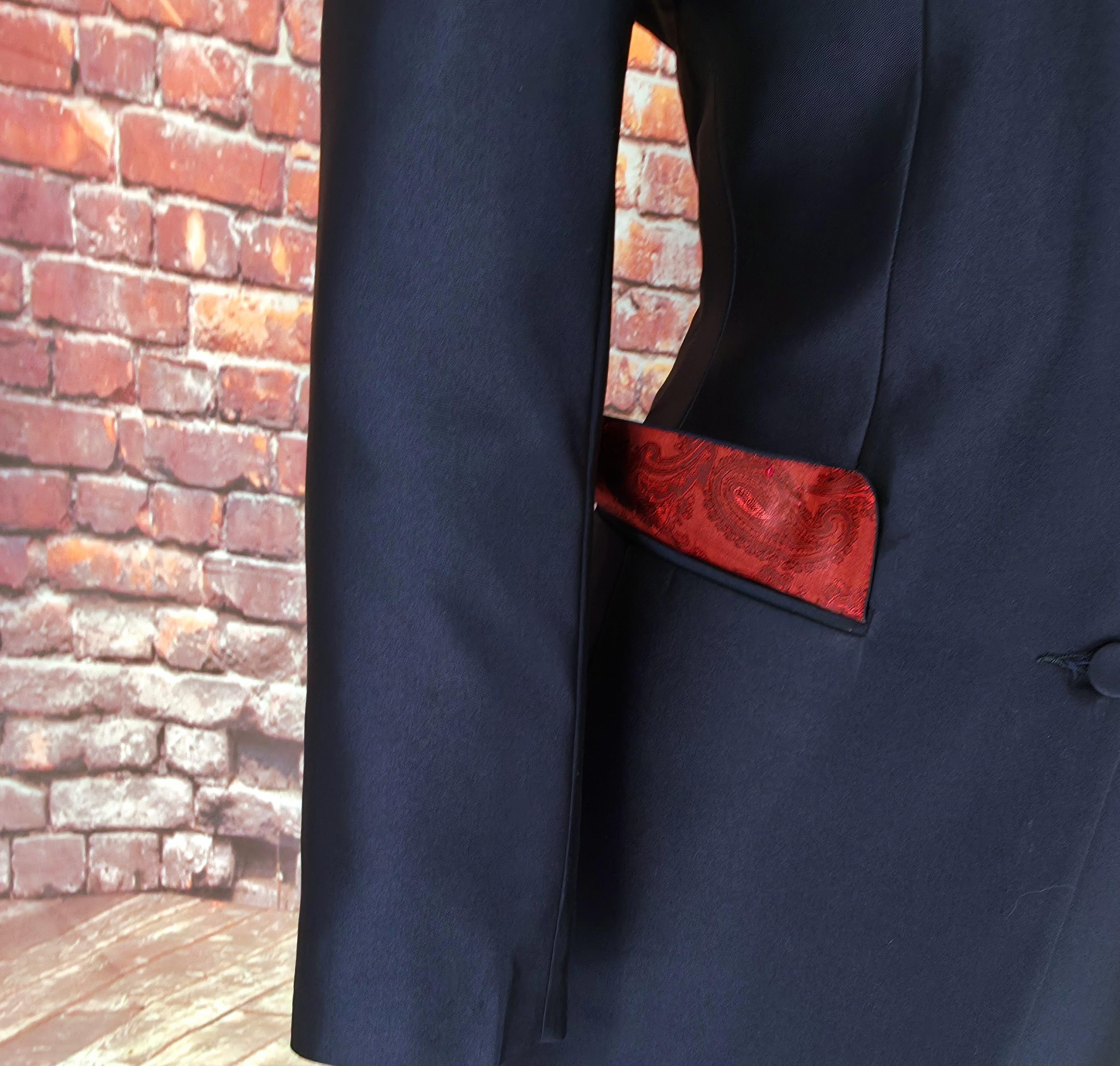 Melanie - Rich Navy Tonic Suit