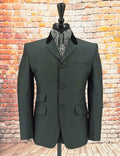 Chelsea - Forest Green & Black Two-Tone Mohair Suit