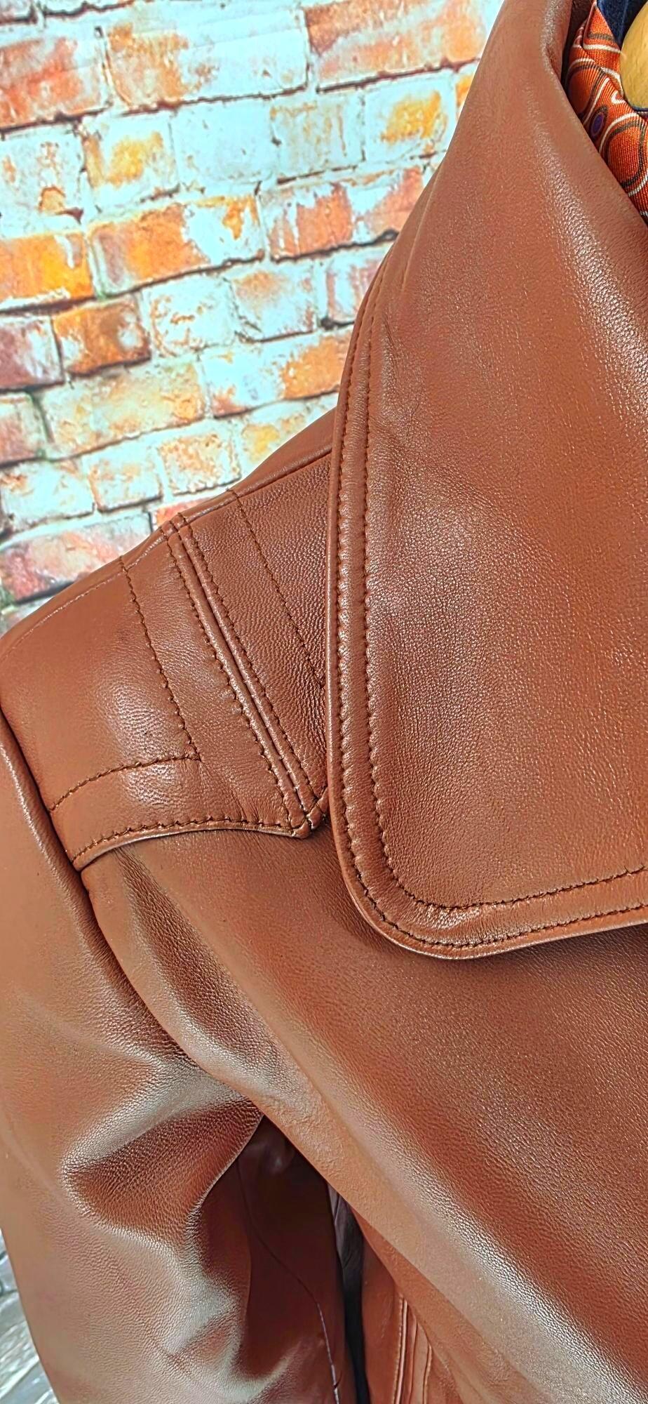 Sandy - Women's Rust Leather Bomber Jacket