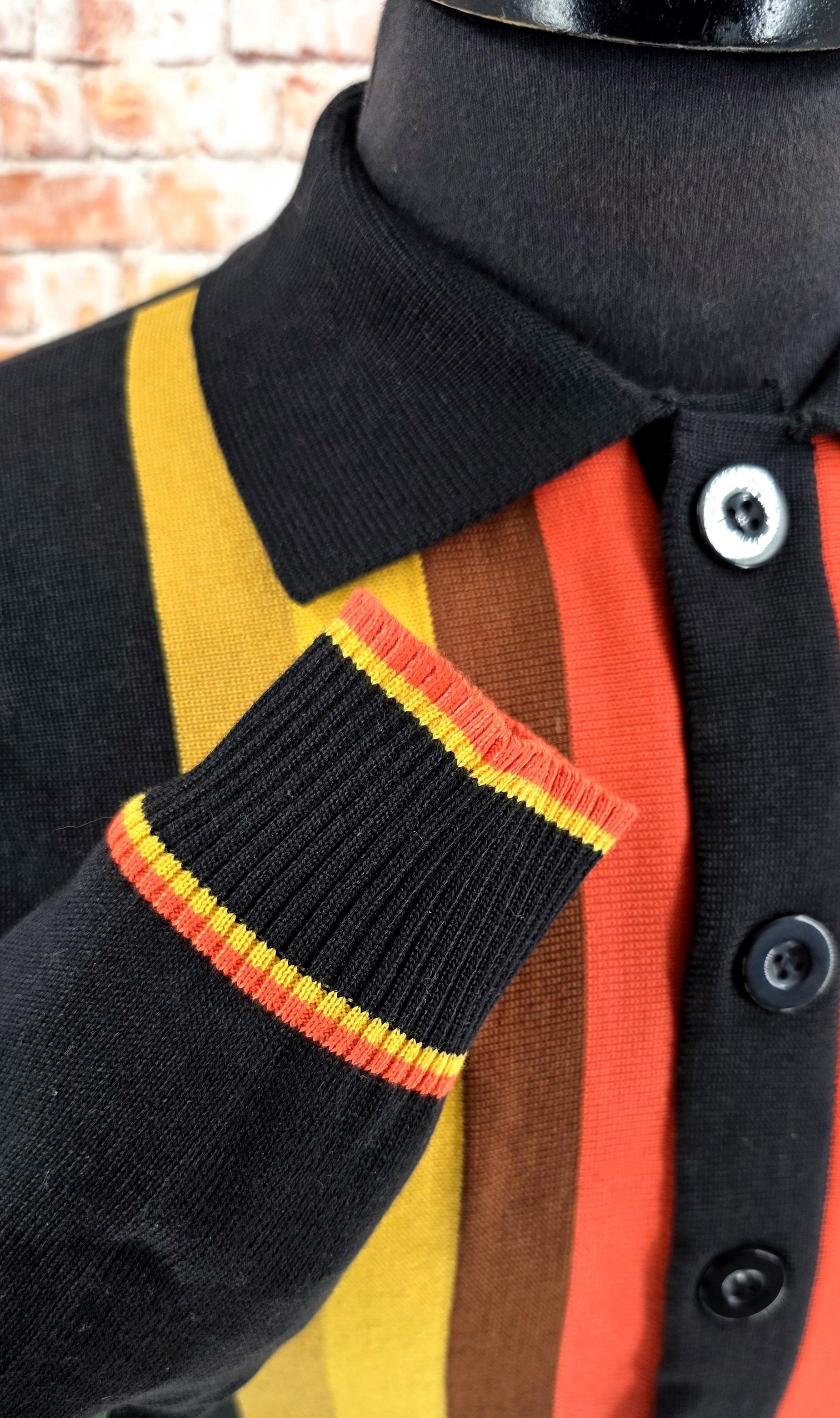 Bold Retro Striped Cardigan