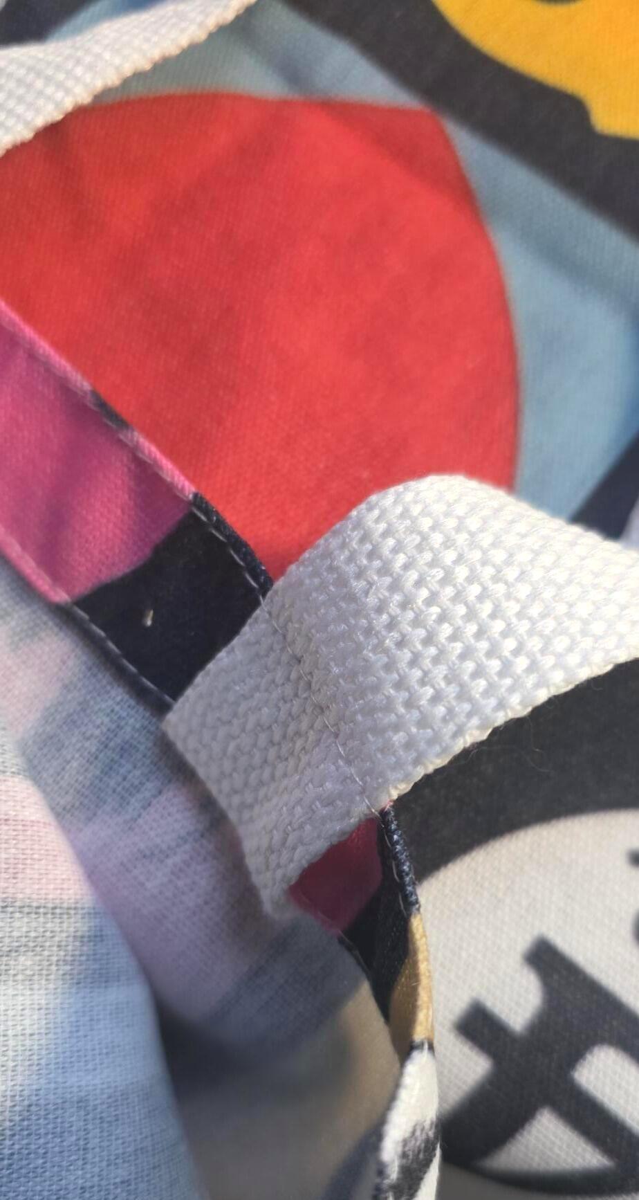 60s Inspired Colourful Cotton Tote Bag | Modclothin