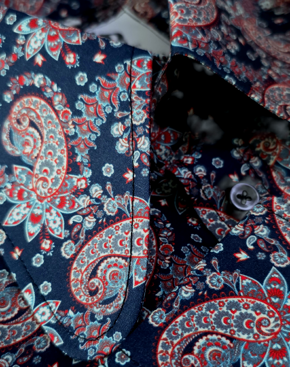 Davison Paisley Shirt – With Retro Beagle Collar