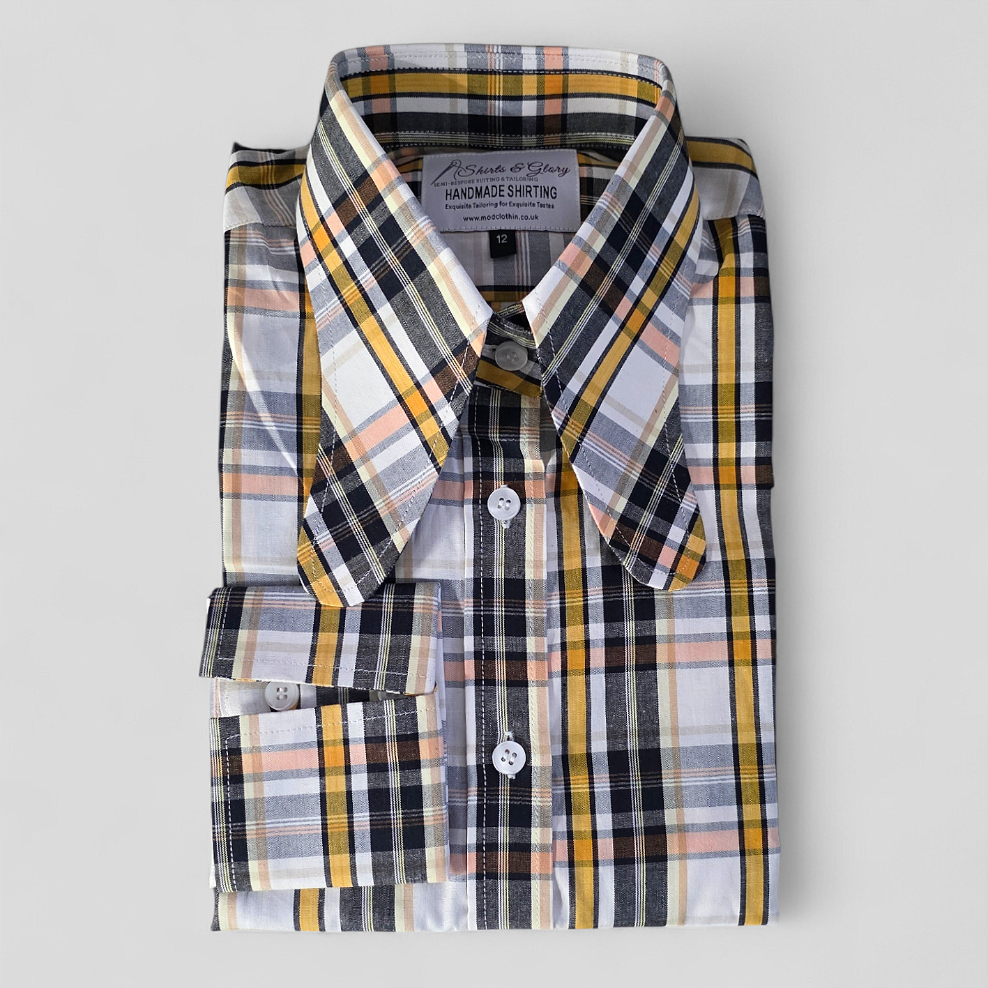 Peggy- Women's Checked Short Sleeve Beadle Shirt