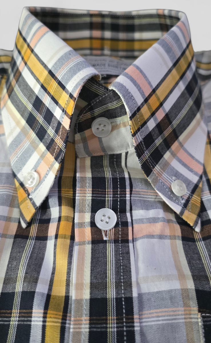 Brindley -  Checked Cotton Short Sleeve Shirt