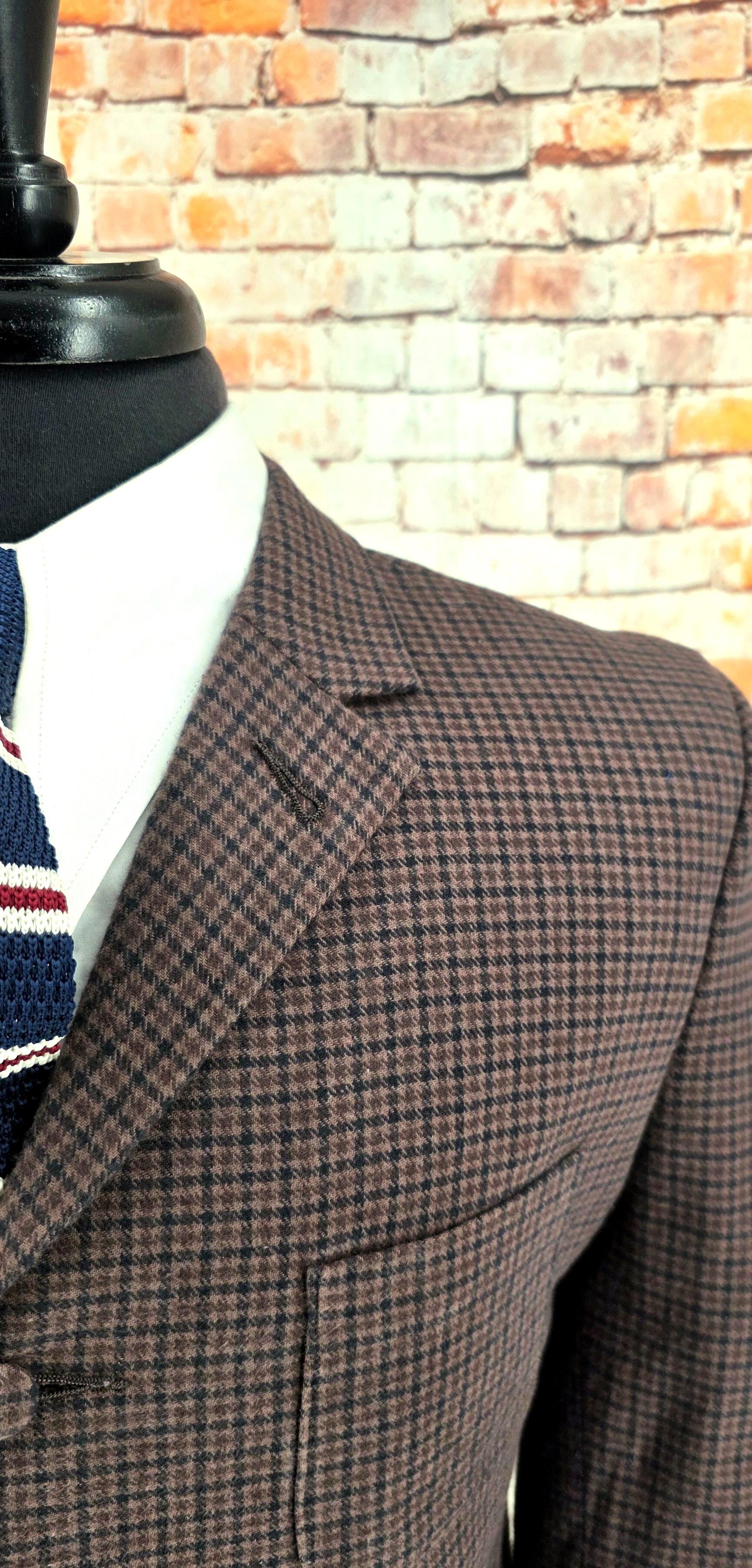 The Huxley – Brown Houndstooth Jacket