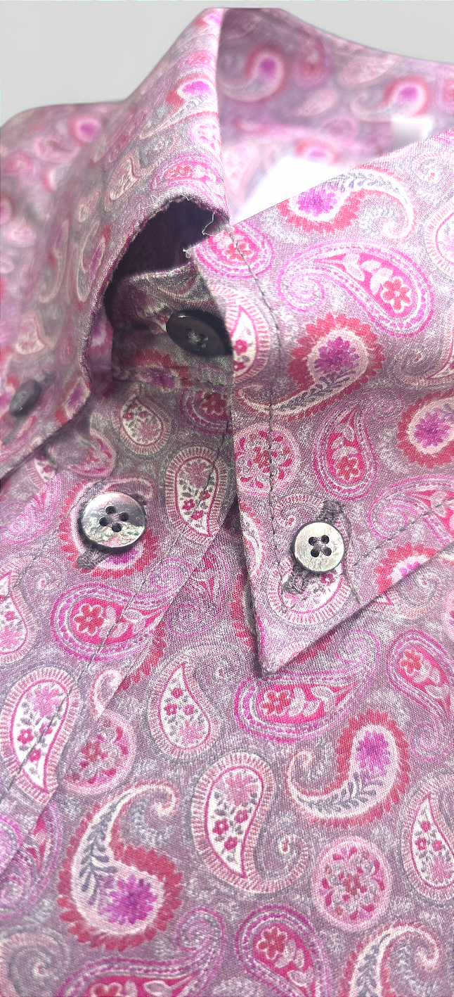 Parnell Pink Paisley Shirt